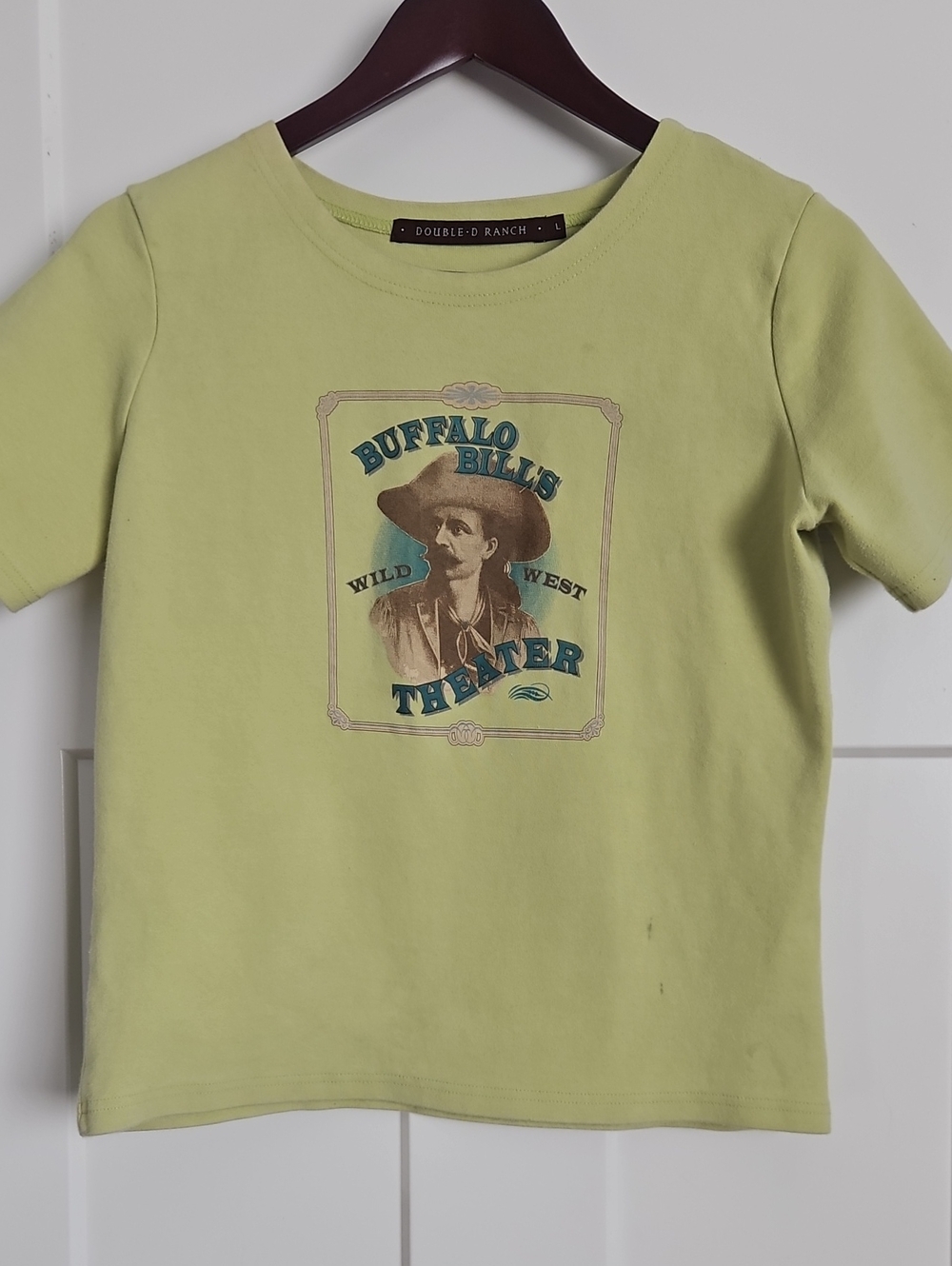 Double D Ranch Buffalo Bill's Theater Western Graphic Tee Size L